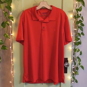 Men's Izod Golf Bright Red Polo XL